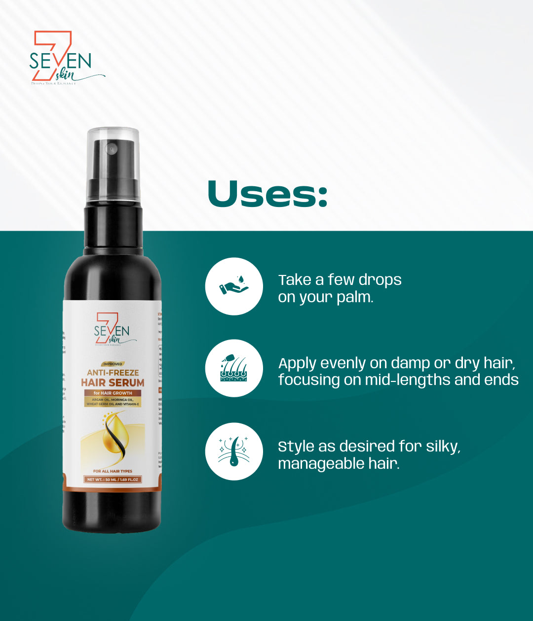 7Skin Hair Serum – Smooth & Repair